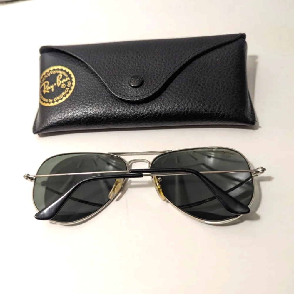 Ray Ban 3025 W3277 Mirorred Silver Frame Aviator Sunglasses 58mm - MSRP $221